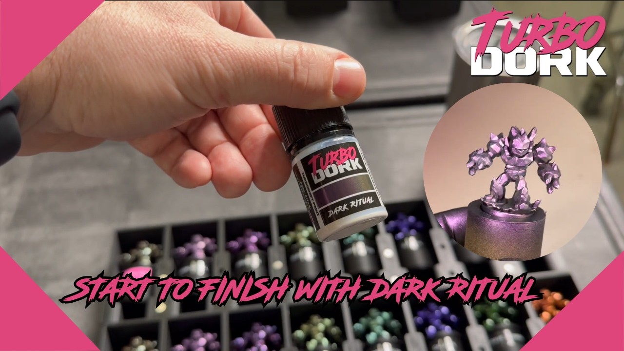 Start to finish painting with an airbrush: Showcasing Dark Ritual