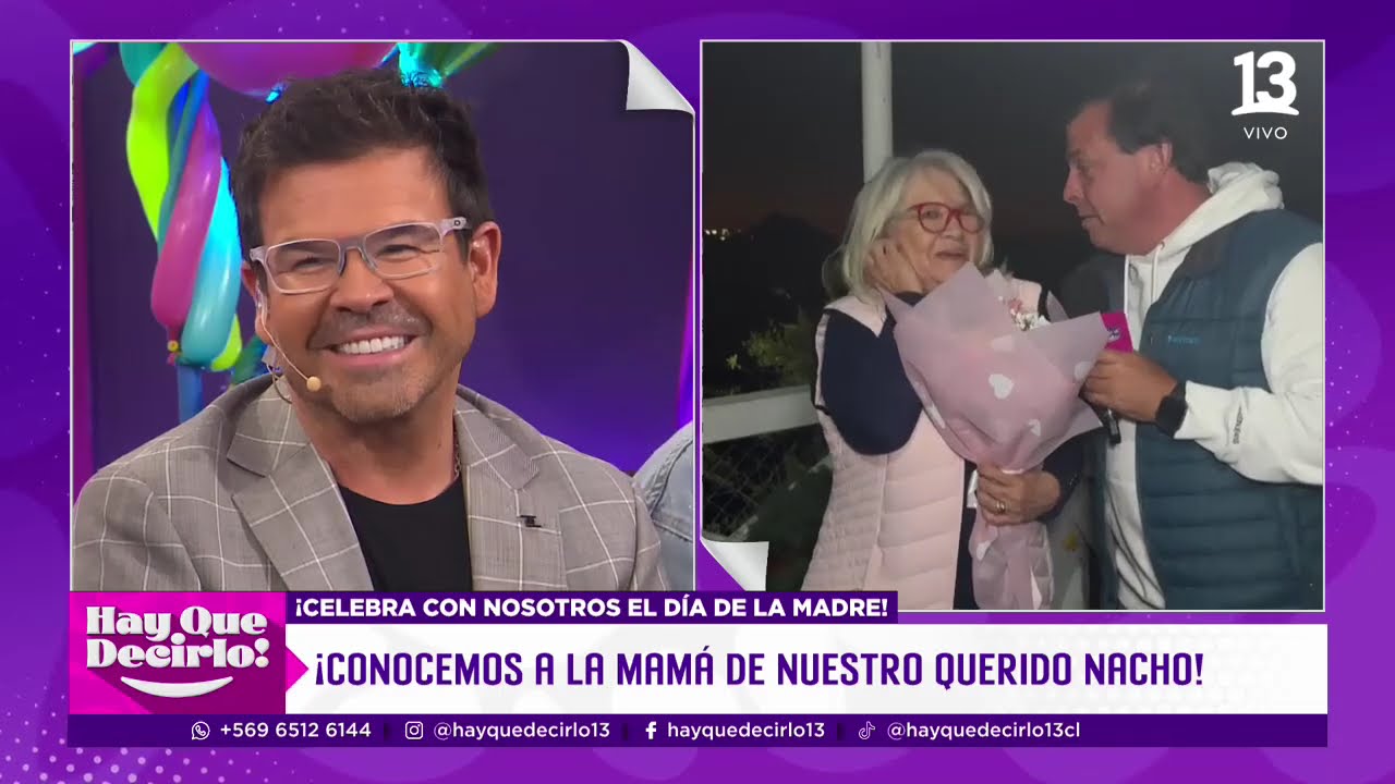 Mam&aacute; de Nacho lo sorprende | Hay Que Decirlo | Canal 13