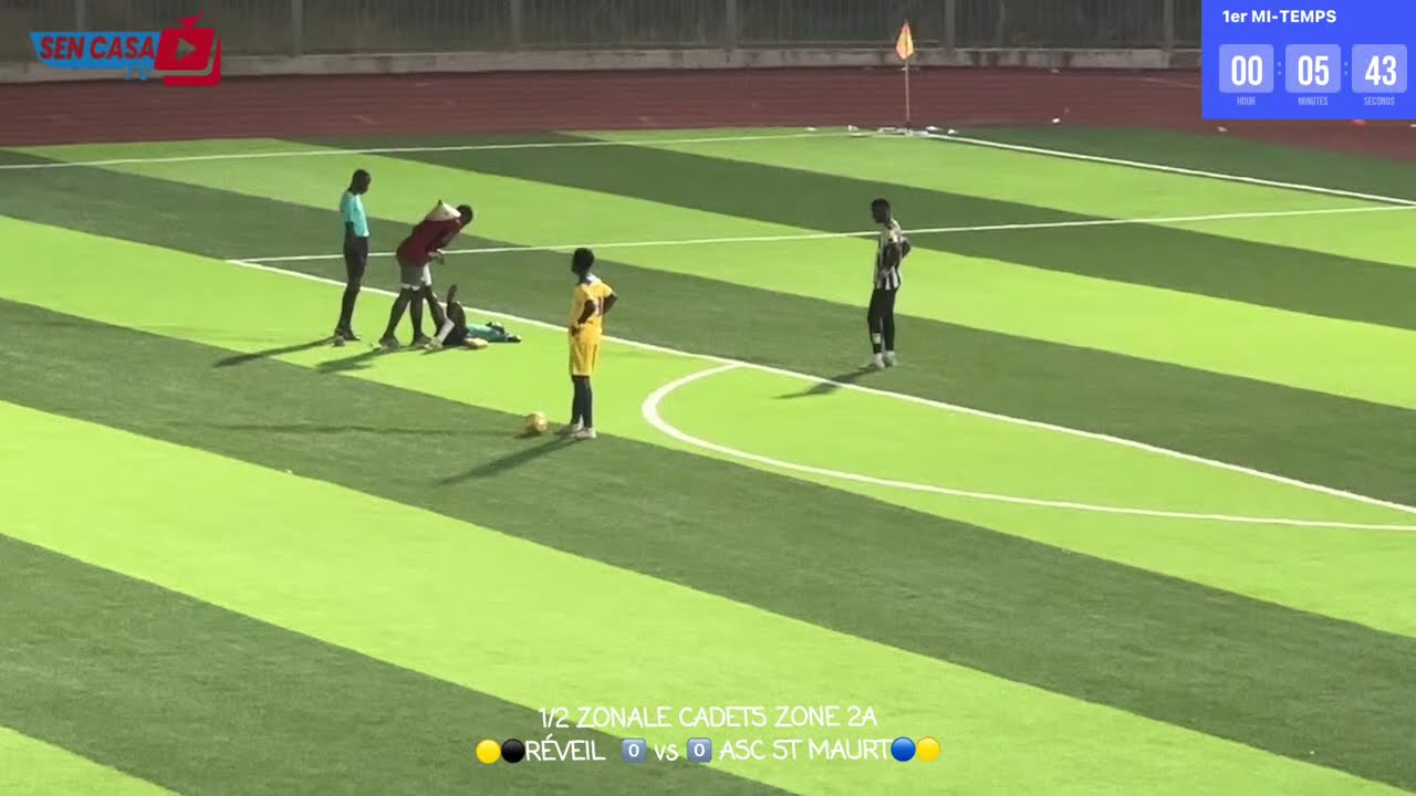 NAVETANE ZIGUINCHOR ODCAV ZONE 2A 1/2FINALE CADETS ASC REVEIL VS ASC ST MAURT