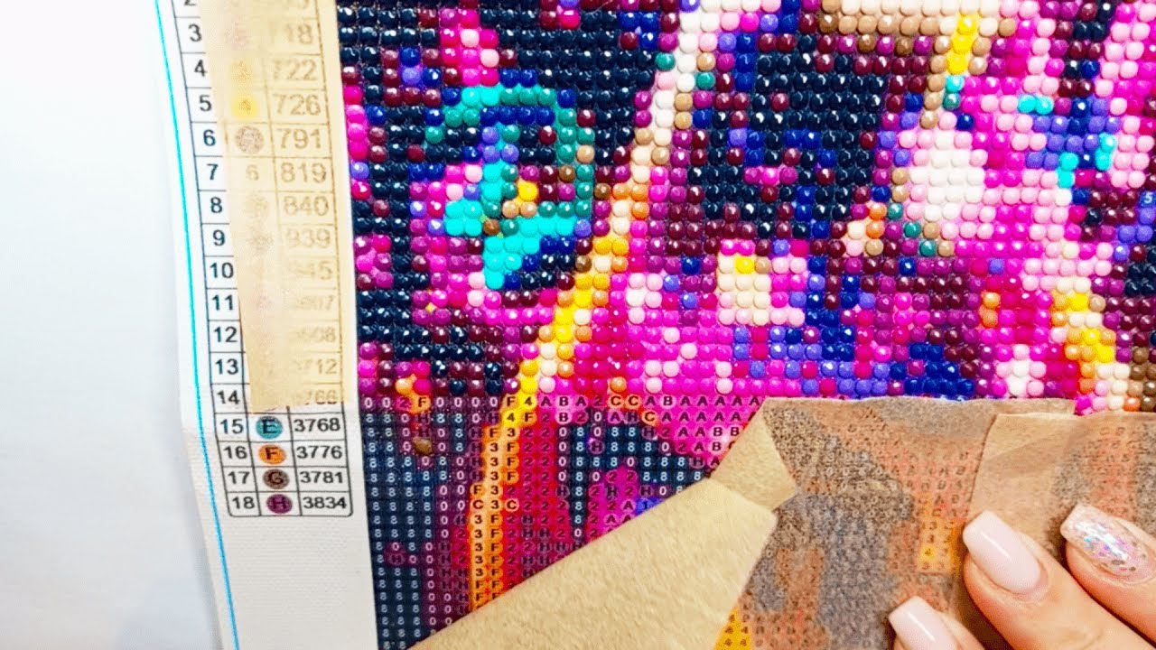 Diamond painting no talking | Magic lamp with butterflies (part. 3)