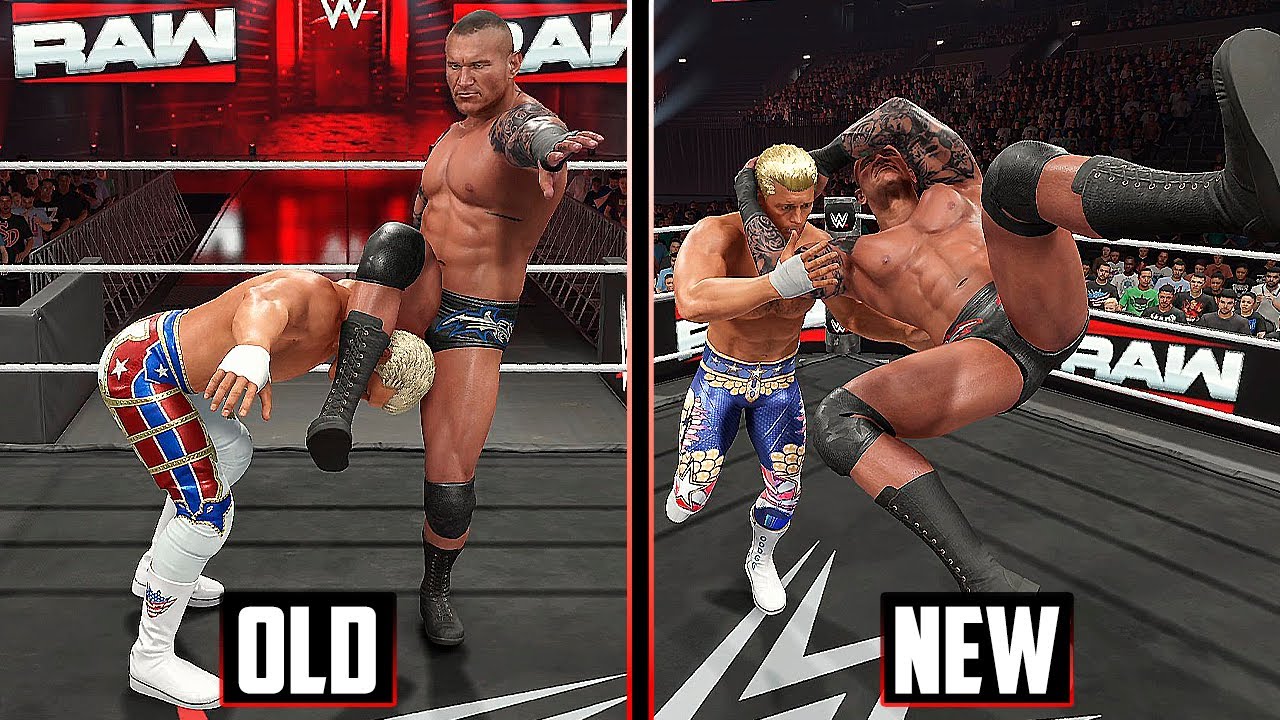 50 СТАРЫХ против НОВЫХ финишеров в WWE 2K25!