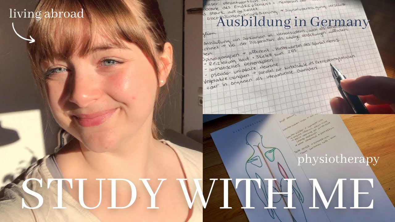 STUDY WITH ME | Physiotherapie Ausbildung in my second language | living & studying in Germany