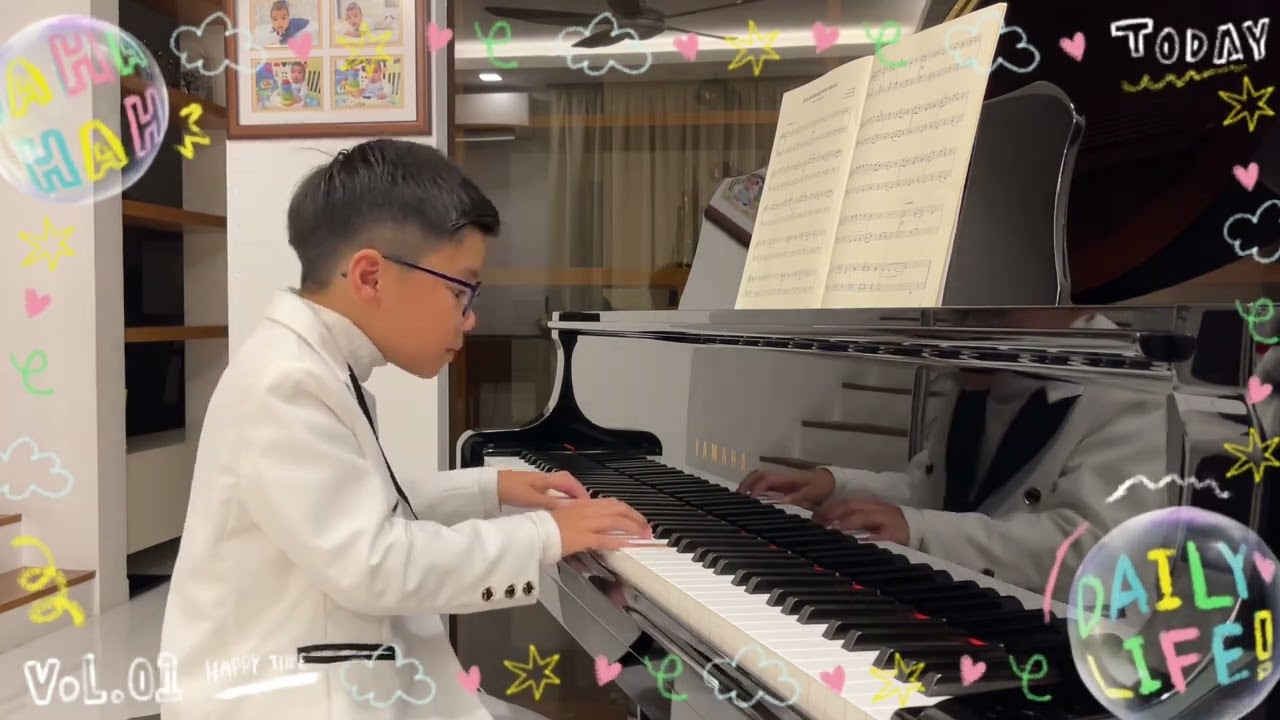 Trinity Grade 4 Piano - Ground Background Music - Super Mario ( Kondo , arr. Hussey ) by Lucas Saw