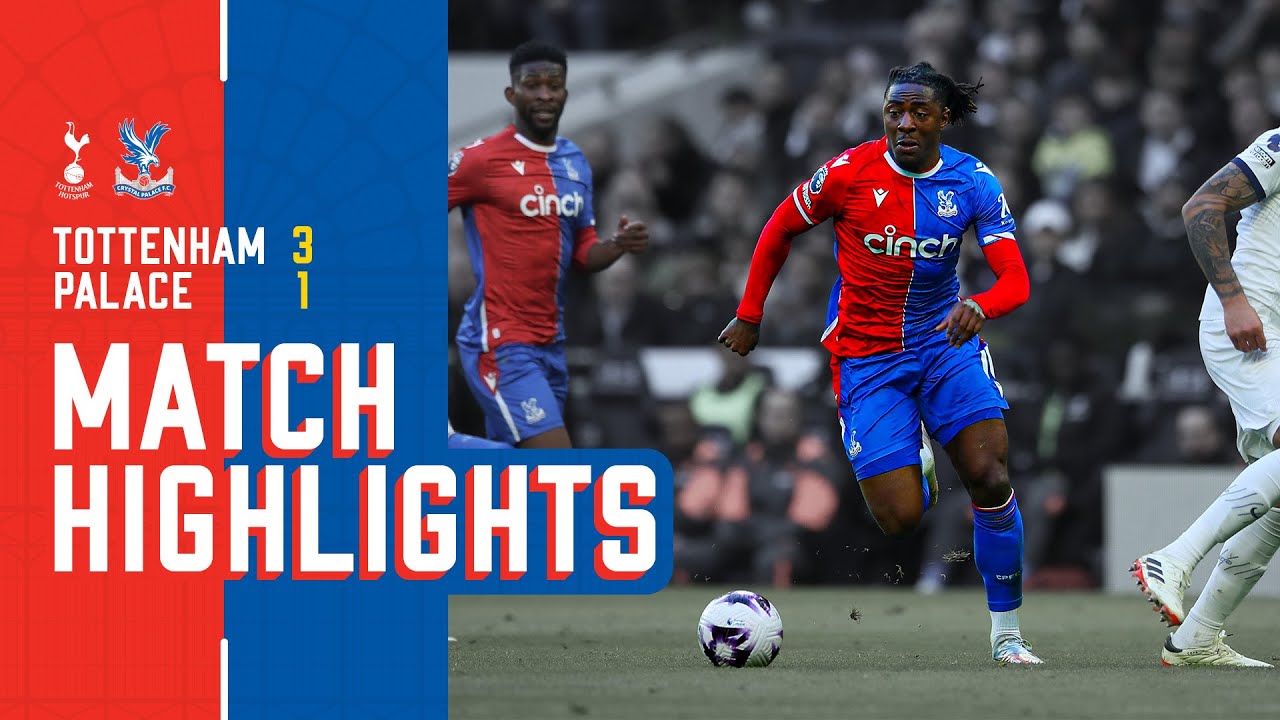 SUBLIME EZE FREEKICK 🎯 | Premier League Highlights: Tottenham Hotspur 3-1 Crystal Palace