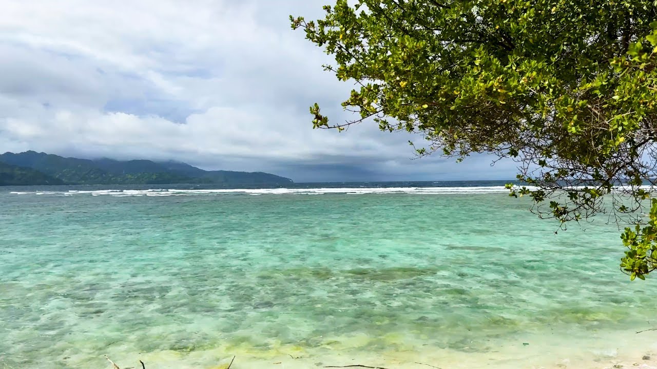 Beach Therapy, Tropical Paradise Island Indonesia: Gili Trawangan Beach Relaxation
