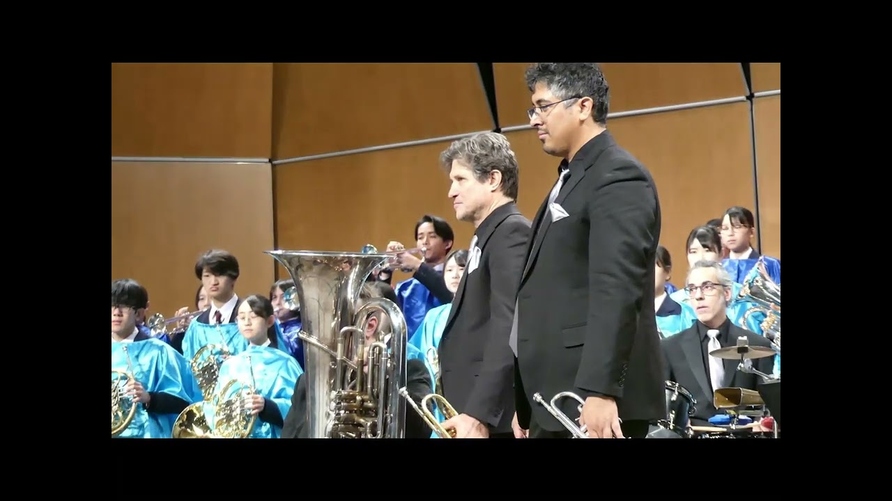 American tableau DALLAS BRASS with INAGAKUEN SOGO HIGH SCHOOL WIND ORCHESTRA