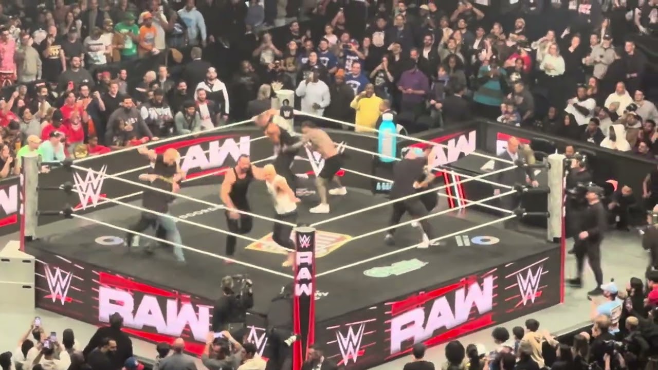 BROCK LESNAR & ROMAN REIGNS RETURNS (MENS WAR GAMES FACEOFF/BRAWL) LIVE @MSG 11/17/25