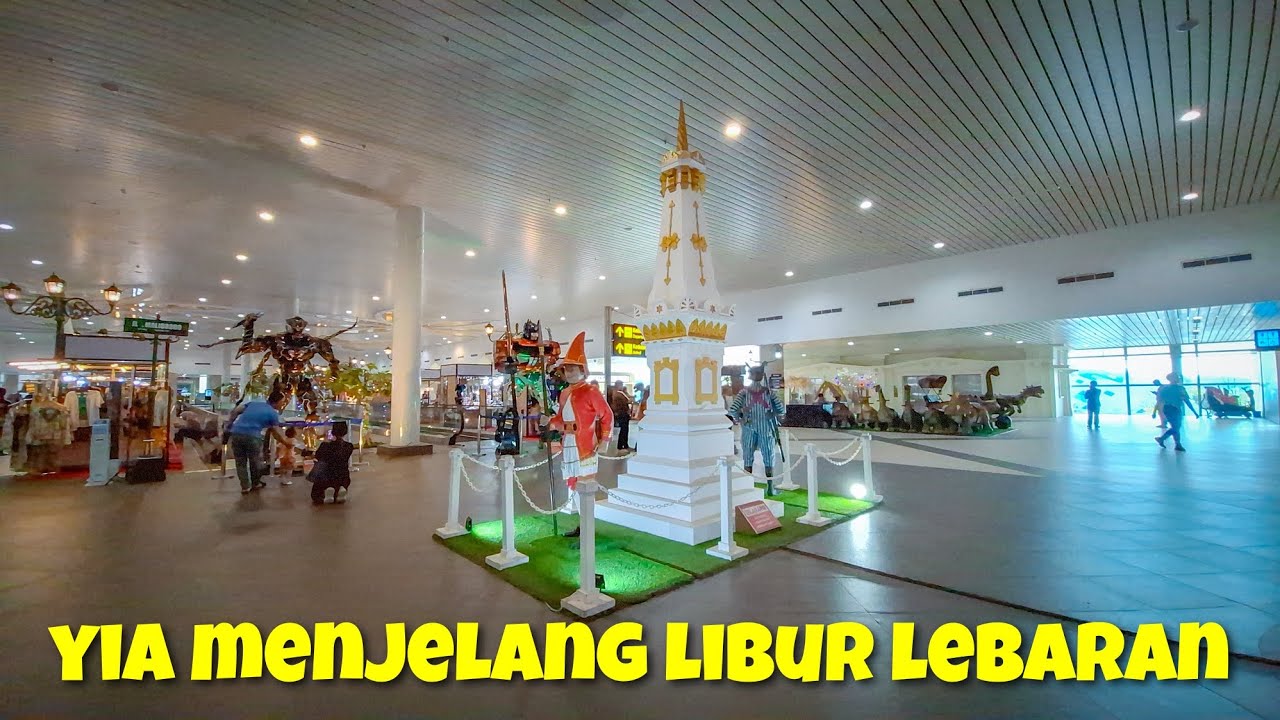 Suasana Bandara YIA Menjelang Libur Mudik Lebaran 2026