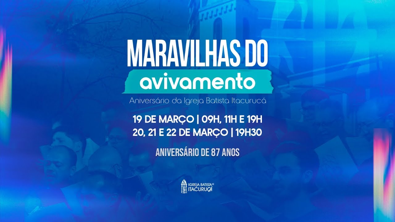 CELEBRAÇÃO 19H | MARAVILHAS DO AVIVAMENTO - Henrique Ribeiro | 19/03/2023