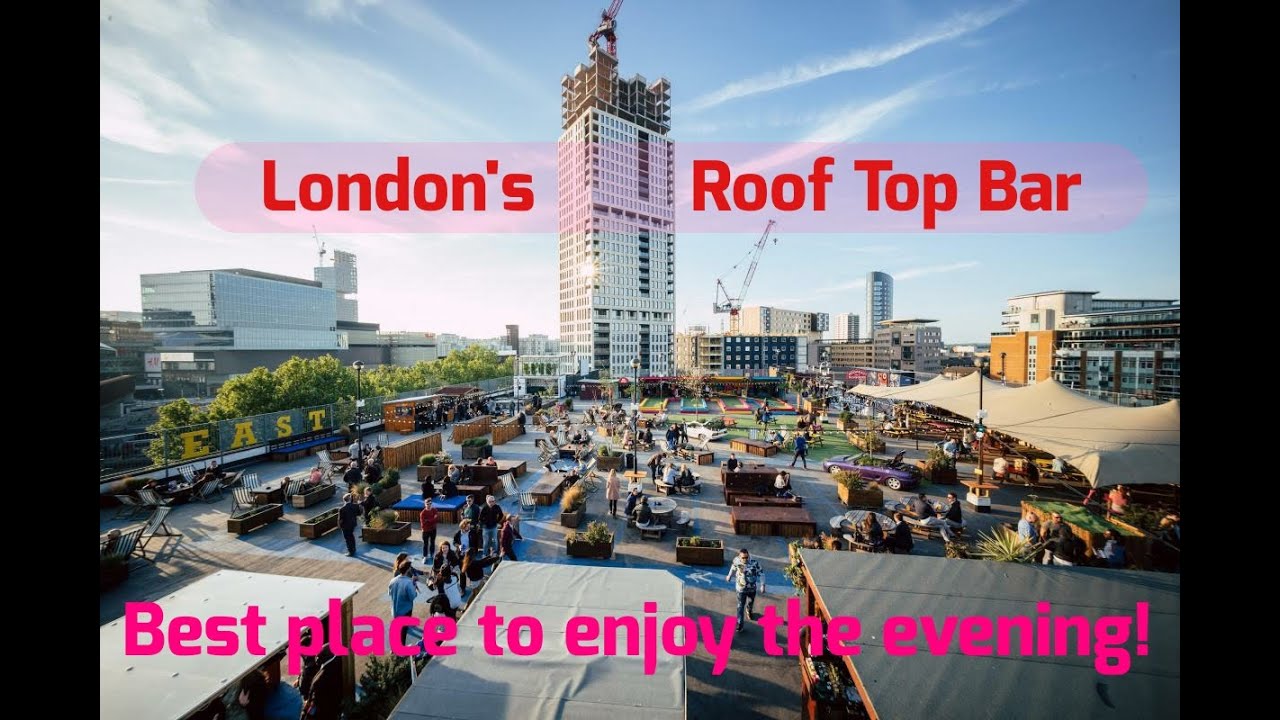 London's best Roof Top Bar தமிழில் | Roof East | Stratford, London | Don't miss the end!