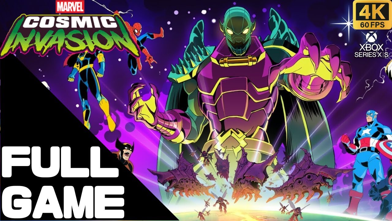 MARVEL COSMIC INVASION Full Walkthrough Gameplay – Xbox Series X 4K 60FPS No Commentary