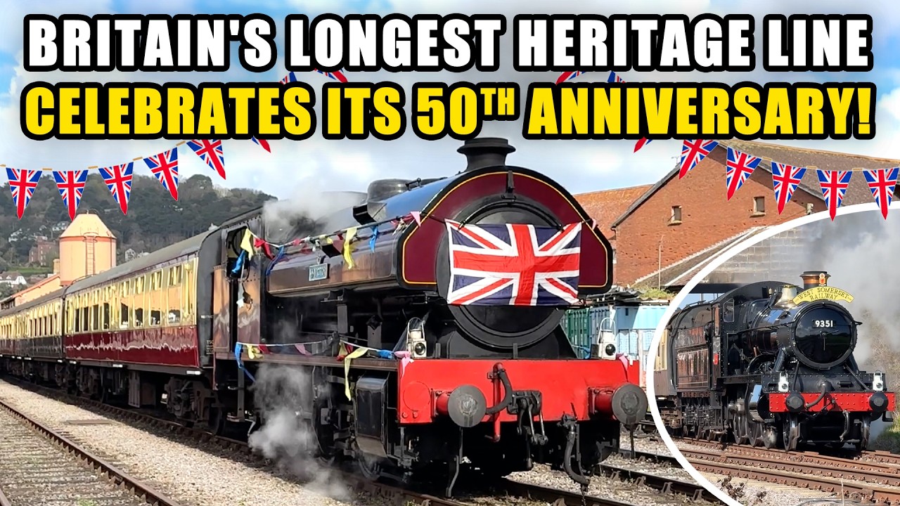2996 'Victor' returns to the West Somerset to celebrate 50 years since the reopening of the railway!