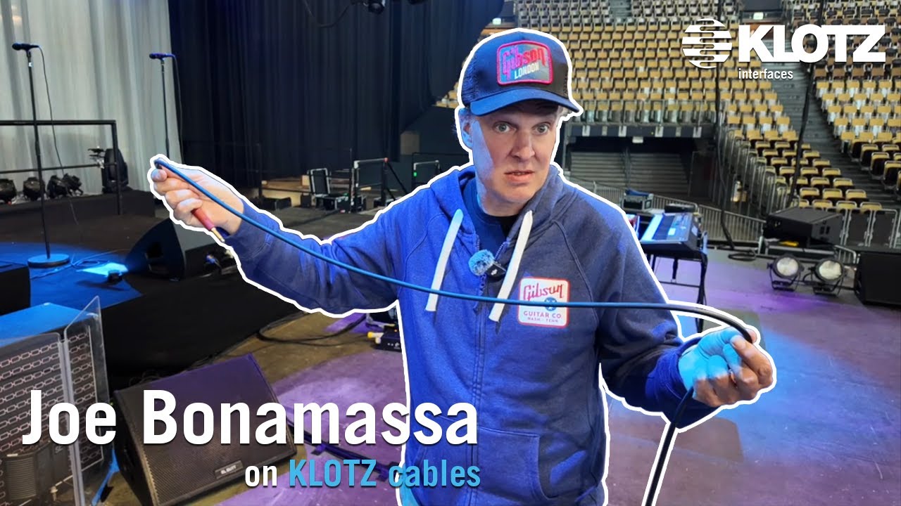 Joe Bonamassa on why he's using KLOTZ cables