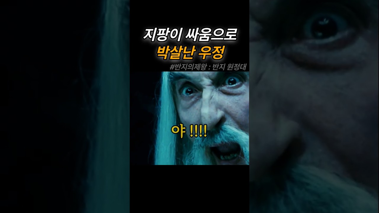 지팡이 싸움으로 박살난 간달프와 사루만의 우정 #반지의제왕 #반지원정대 #movieshorts