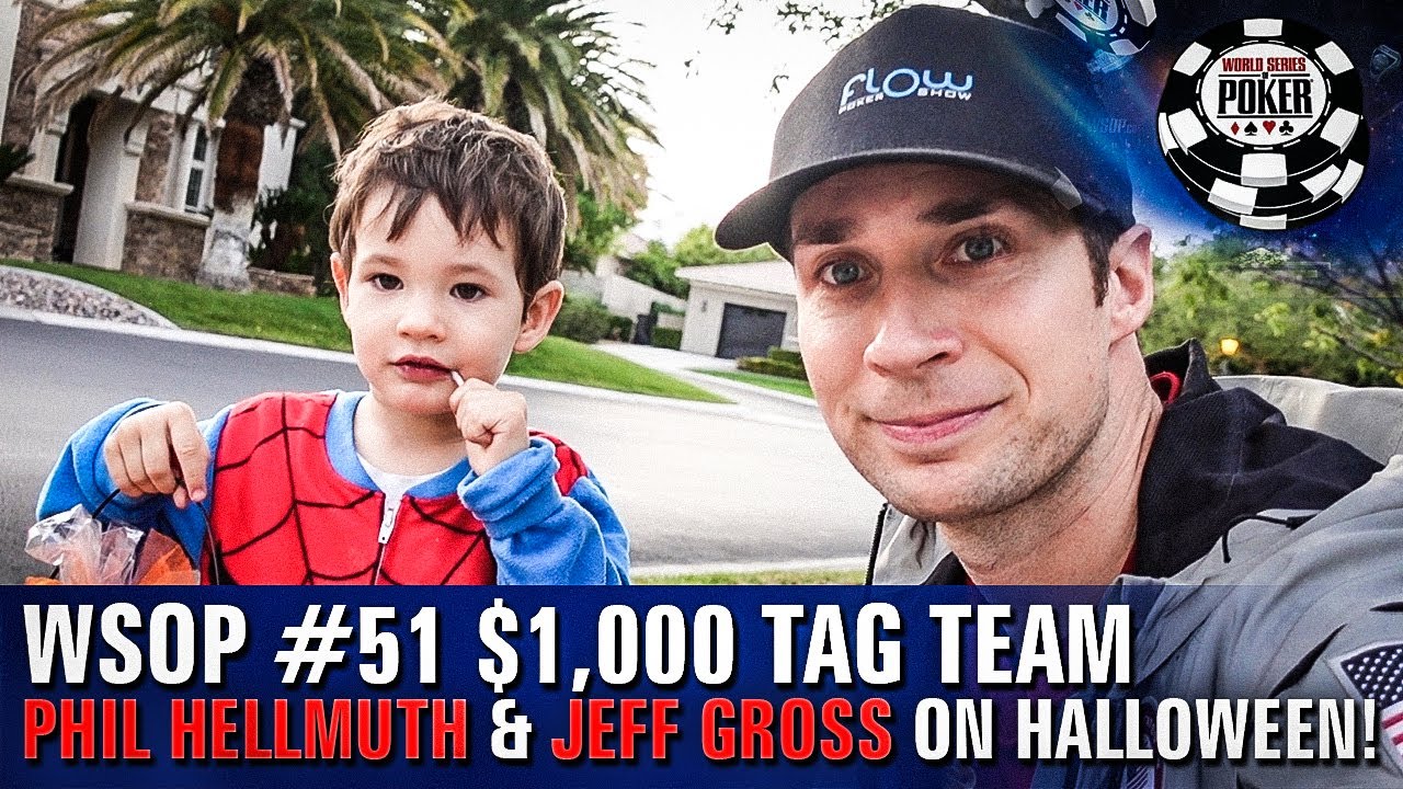 WSOP 2021 $1,000 Tag Team Event #59 Phil Hellmuth & Jeff Gross on Halloween!