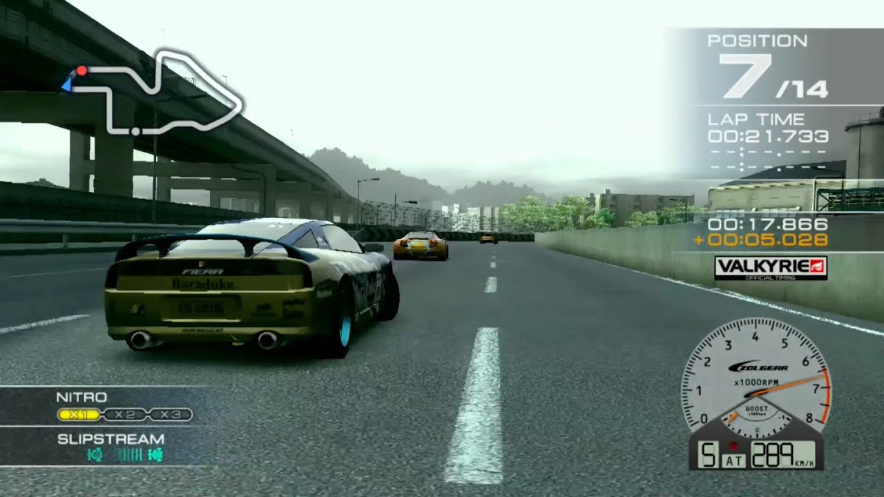 Ridge Racer 7 Maker's Trial STARBLADE with Prophetie at Industrial Drive R [Driver's view]