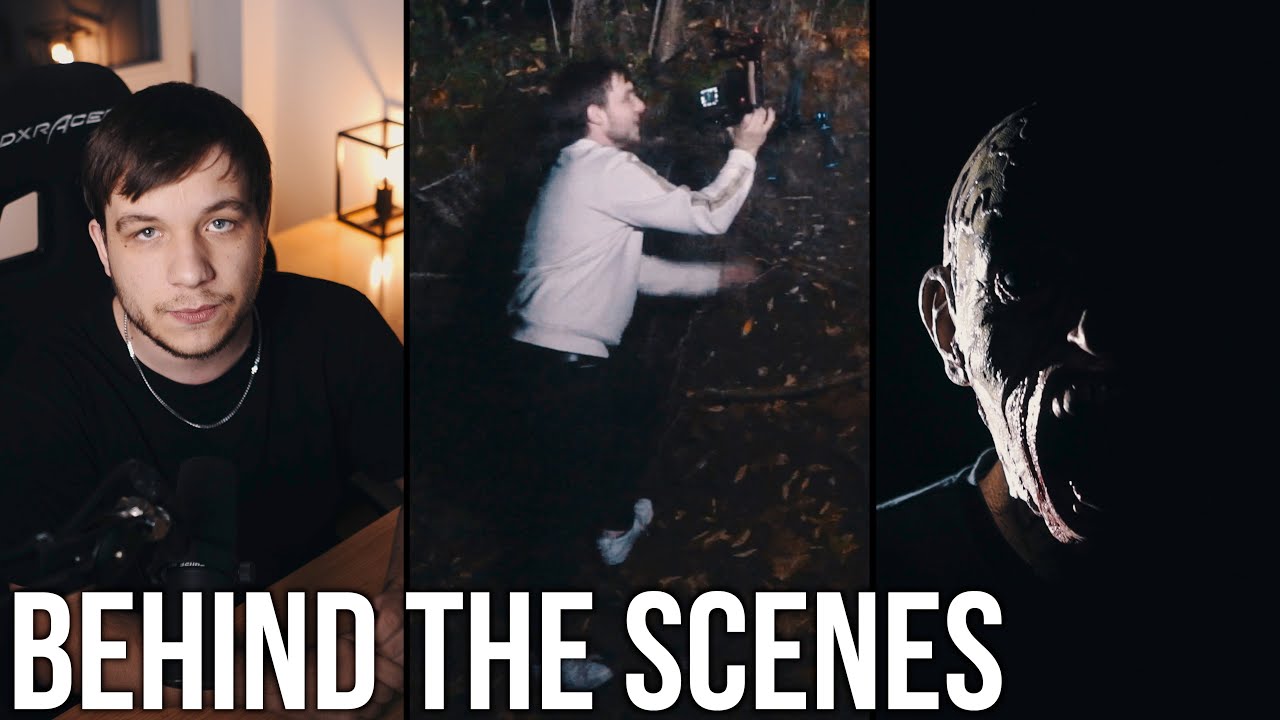 Shooting a HORRORFILM in a CAVE - (Behind The Scenes)