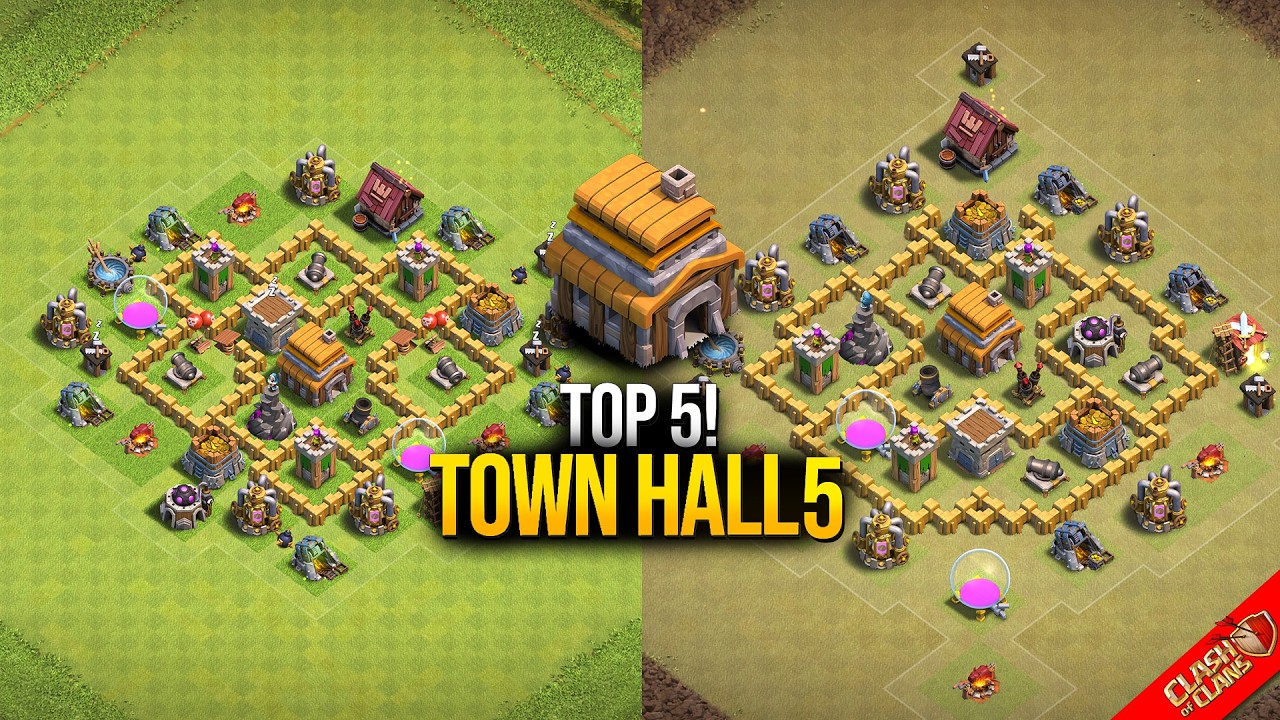TOP 5! Town Hall 5 (Th5) Base Layout + Copy Link 2026 | Clash of Clans