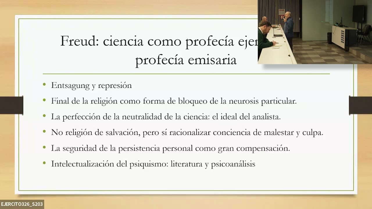 La teoría weberiana sobre la modernidad: una versión refinada. Sesión 6 con José Luis Villacañas