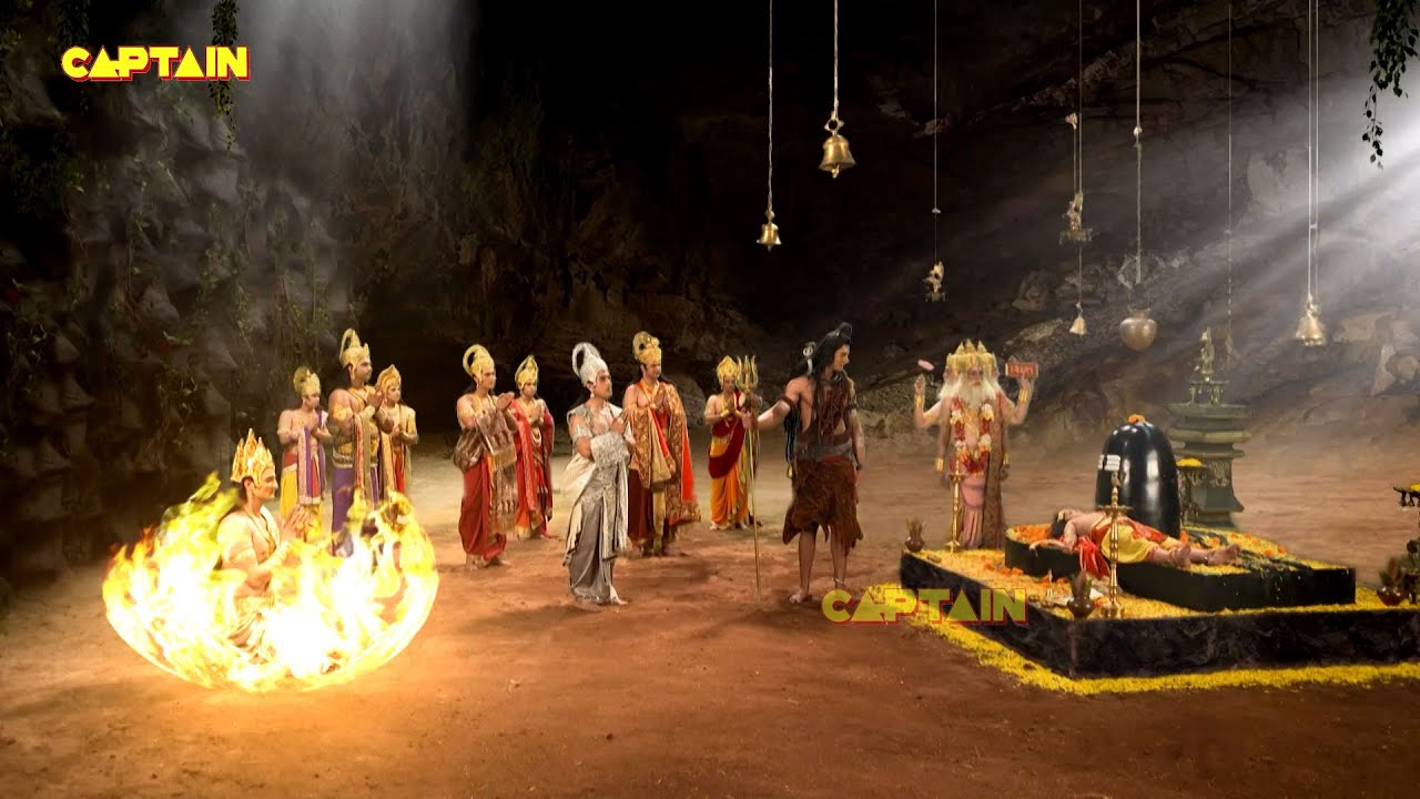 बाल हनुमान जी के खातिर वायु देव ने किया अपने आपको जलाकर भस्म || Sankatmochan Mahabali Hanuman