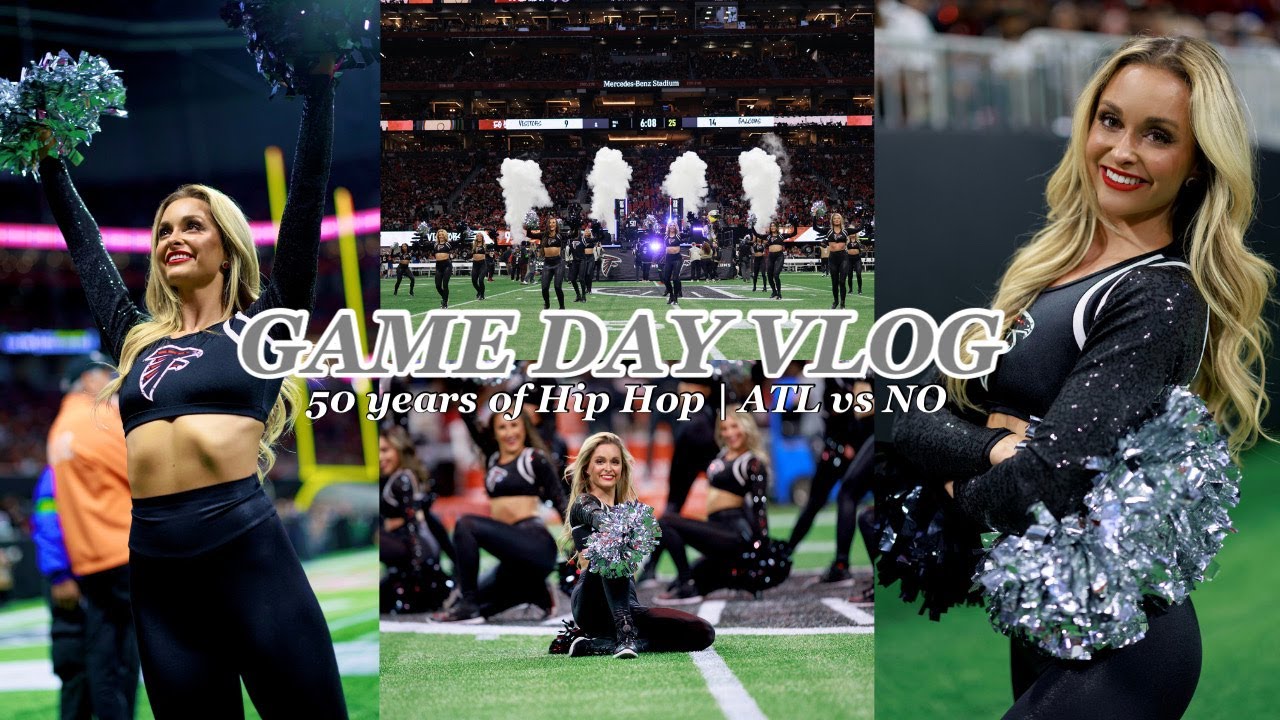 VLOG: day in the life of an NFL cheerleader | ATL vs NO
