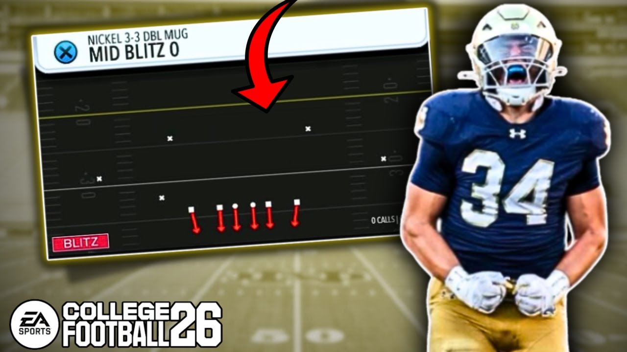 The FASTEST Nano Blitz In College Football 26 - Easy Sacks!