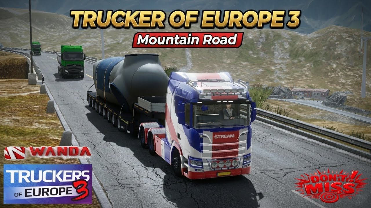 Loaded Truck on Narrow Hill Roads 🚚😱 | Trucker of Europe 3