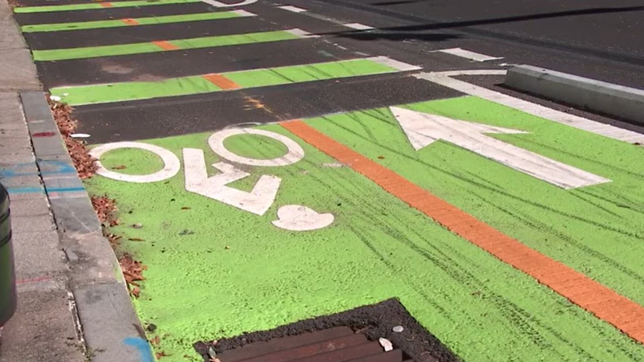 Bike lanes added in downtown Atlanta, including parts of Georgia State University campus