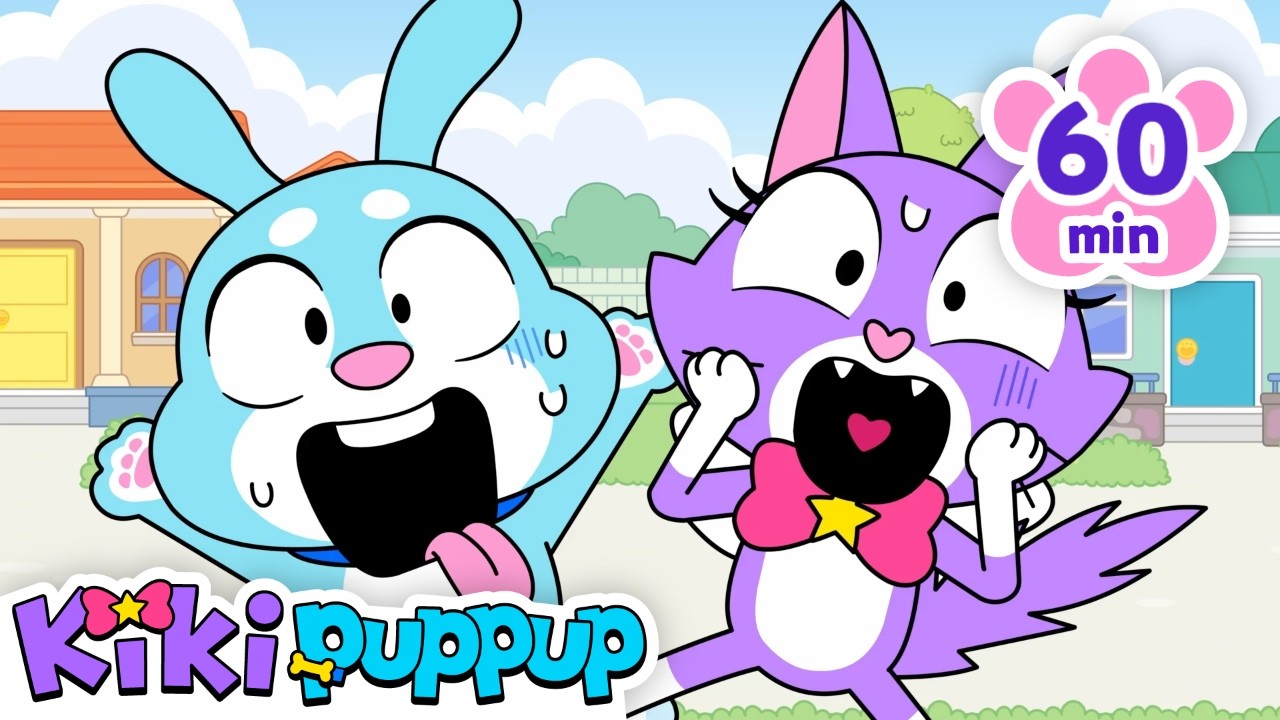 [BEST] RUN AWAY! Baby Cat and more | +Compilation | Animal Cartoon | Kikipuppup Nursery Rhymes