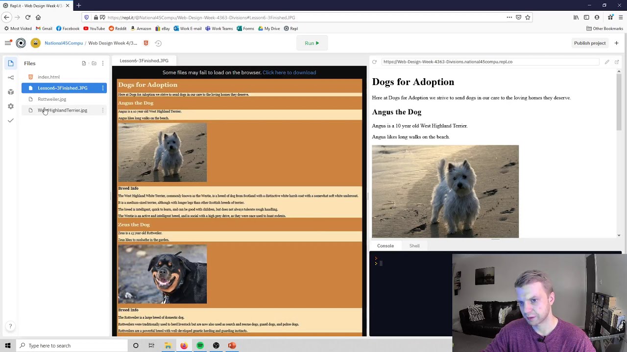 Divisions - Web Design Lesson 6 (National 5 Computing)