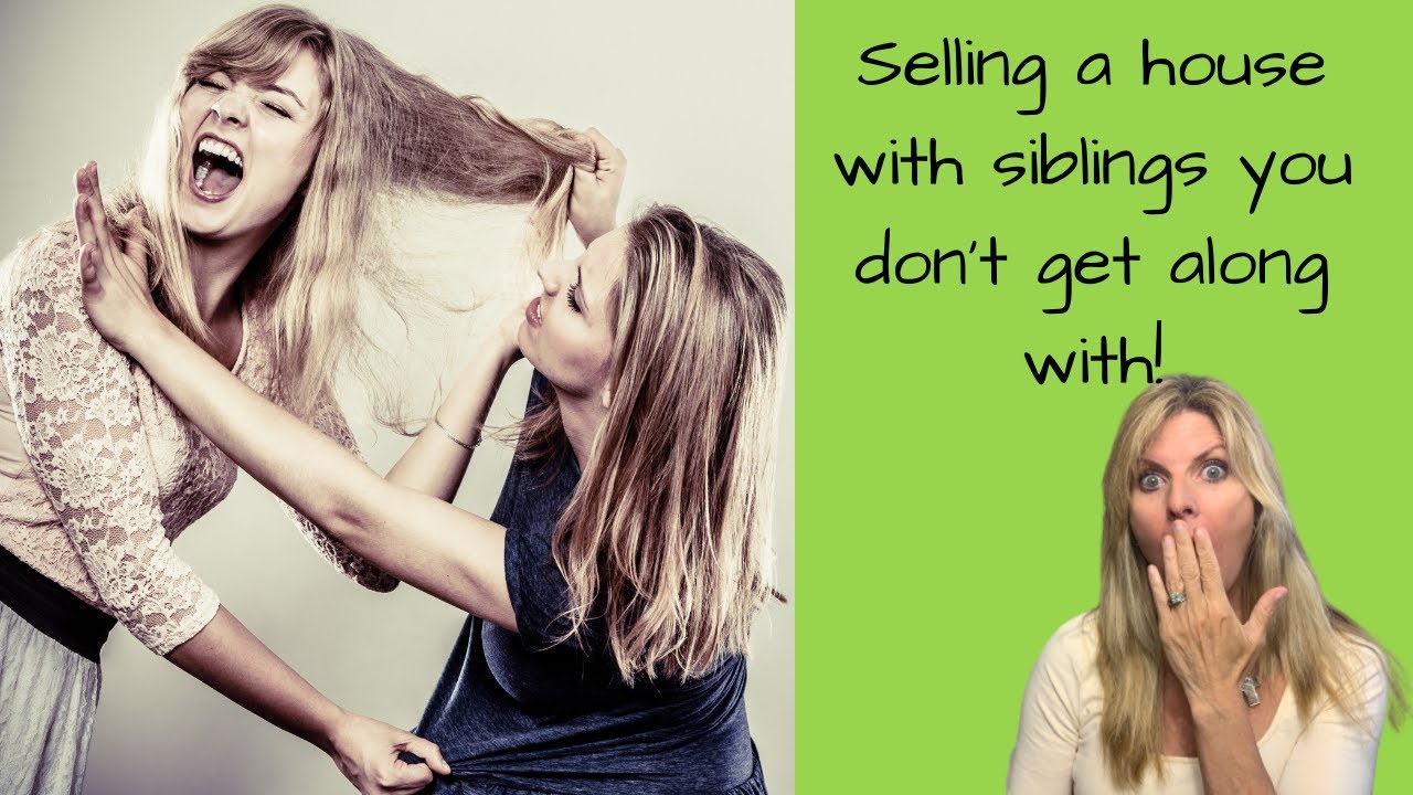Selling a house when don't get along with your siblings. Inherited property house sale