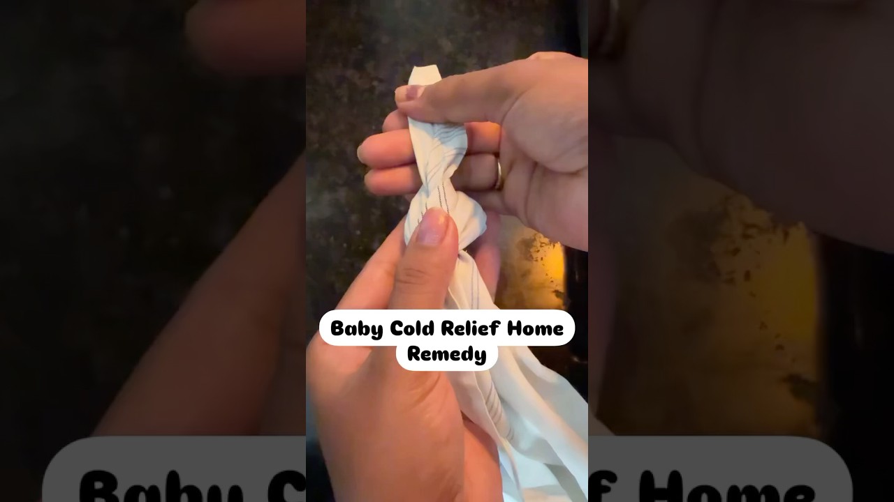Best Home Remedy For Baby Cold, Chest Congestion & Blocked Nose | Ajwain Potli for Babies
