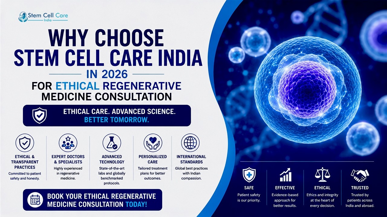 Why Choose Stem Cell Care India in 2026 for Ethical Regenerative Medicine Consultation | Stem Cells