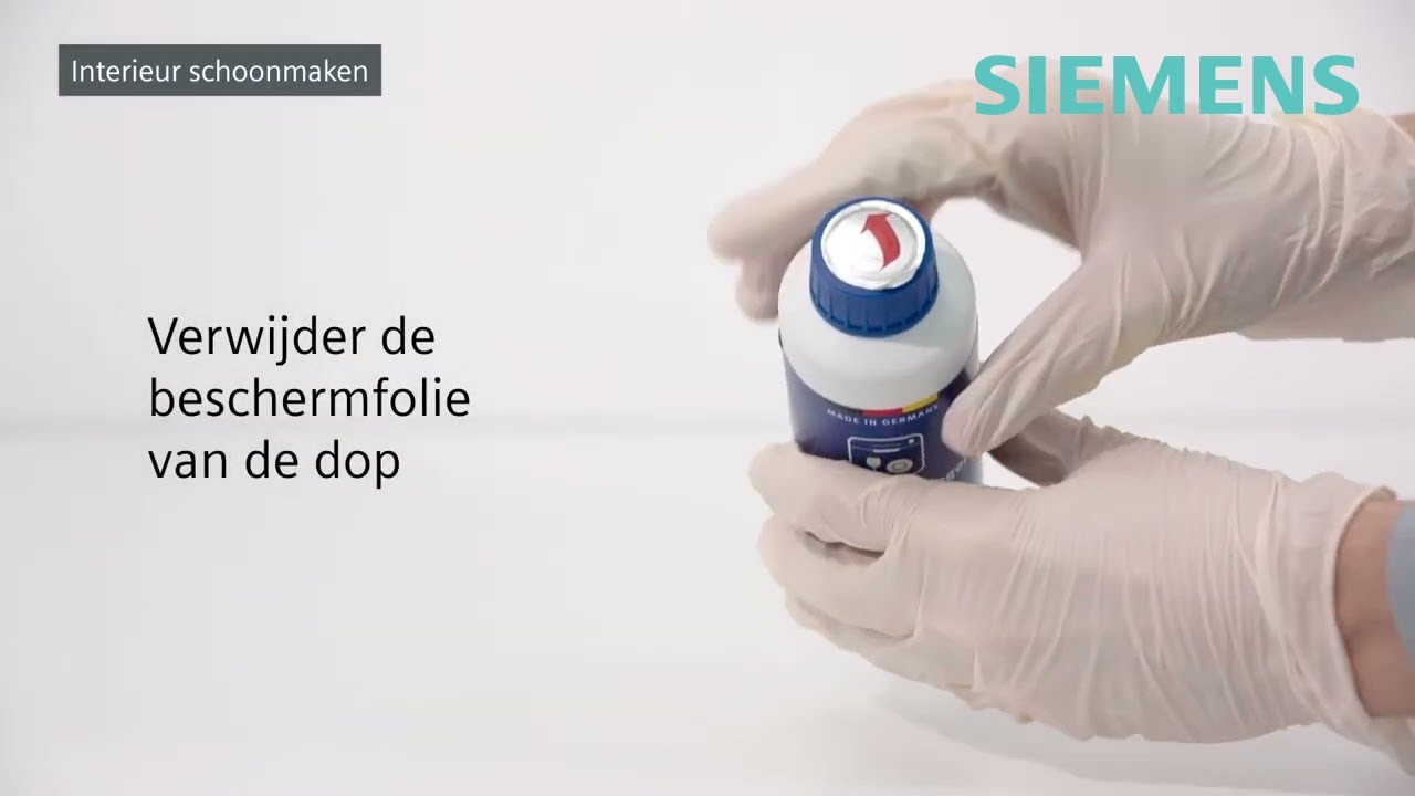 Hoe gebruik je het onderhoudsproduct voor je Siemens vaatwasser? | Siemens Home België