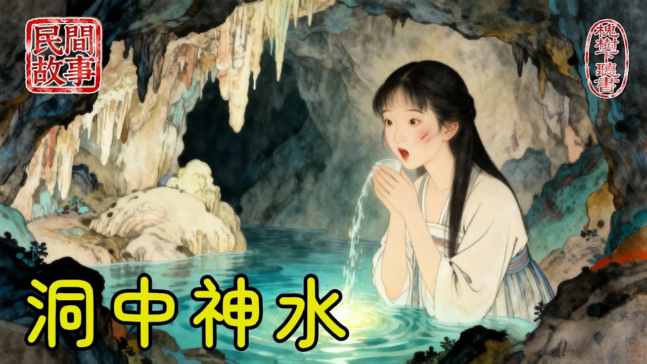 孤女被表兄騙去深山，掉下懸崖容貌被毀，絕境中救了一只小白虎，白虎媽媽找來帶她到神秘山洞，喝了口泉水，臉上傷口竟完好如初！#民間故事 #傳統文化 #原創虛構 #華語有聲書 #槐樹下聽書