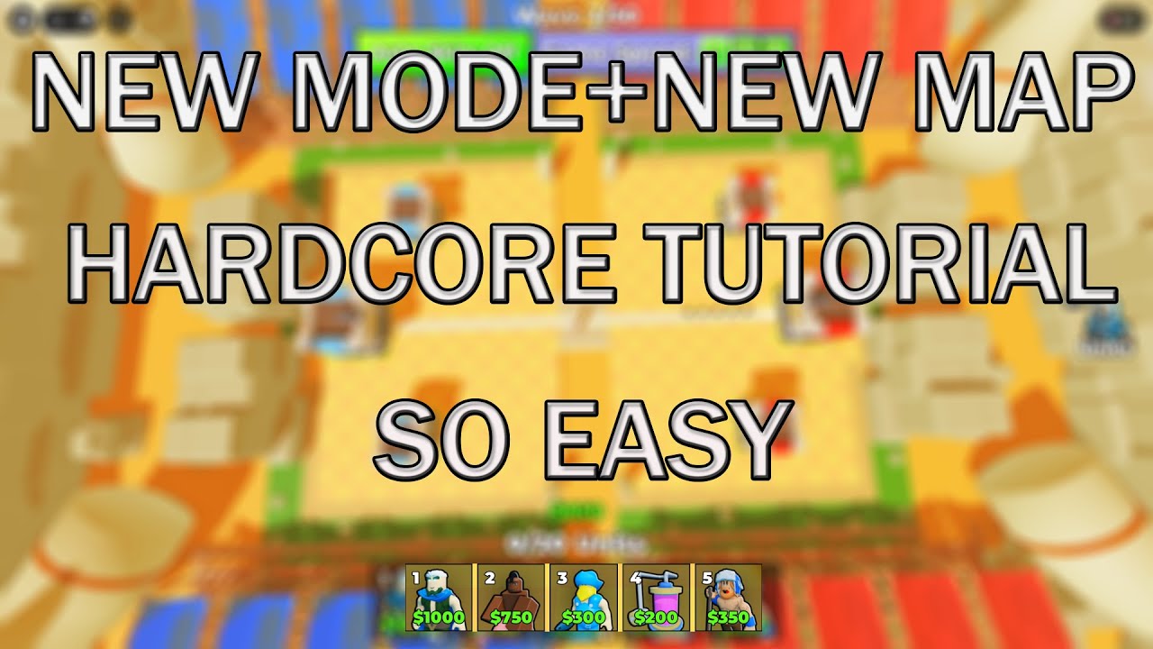 Clash Tower Defense Hardcore Tutorial | Roblox