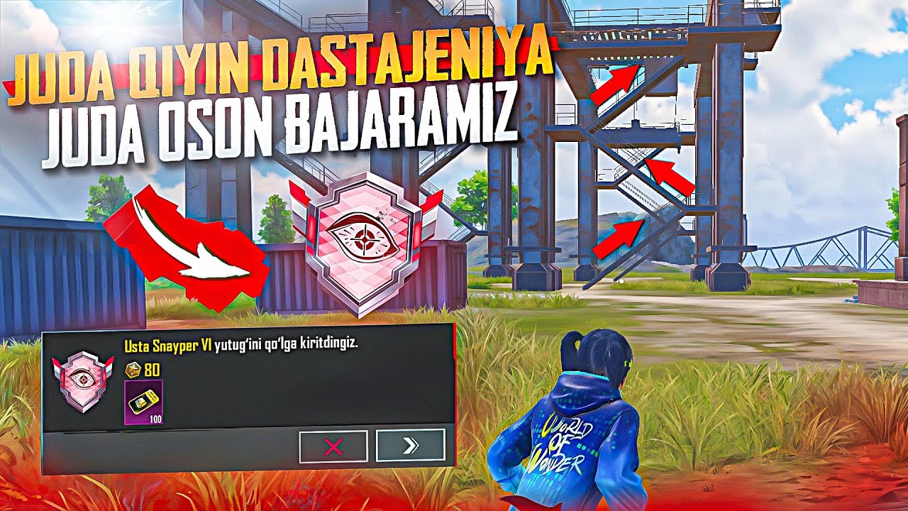 BU QIYIN DASTAJENYANI ENDI OSON BAJARASIZ / PUBG MOBILE