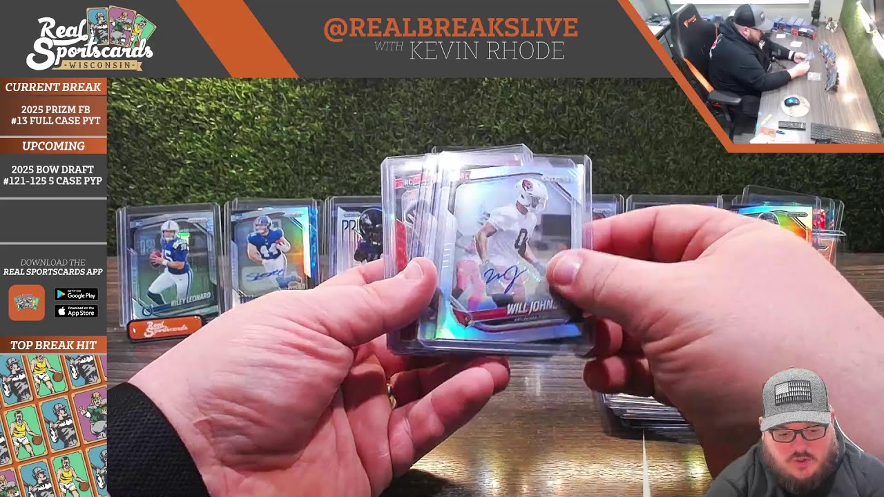 2025 Panini Prizm Football #13 FULL CASE Pick Your Team (2/7/26)