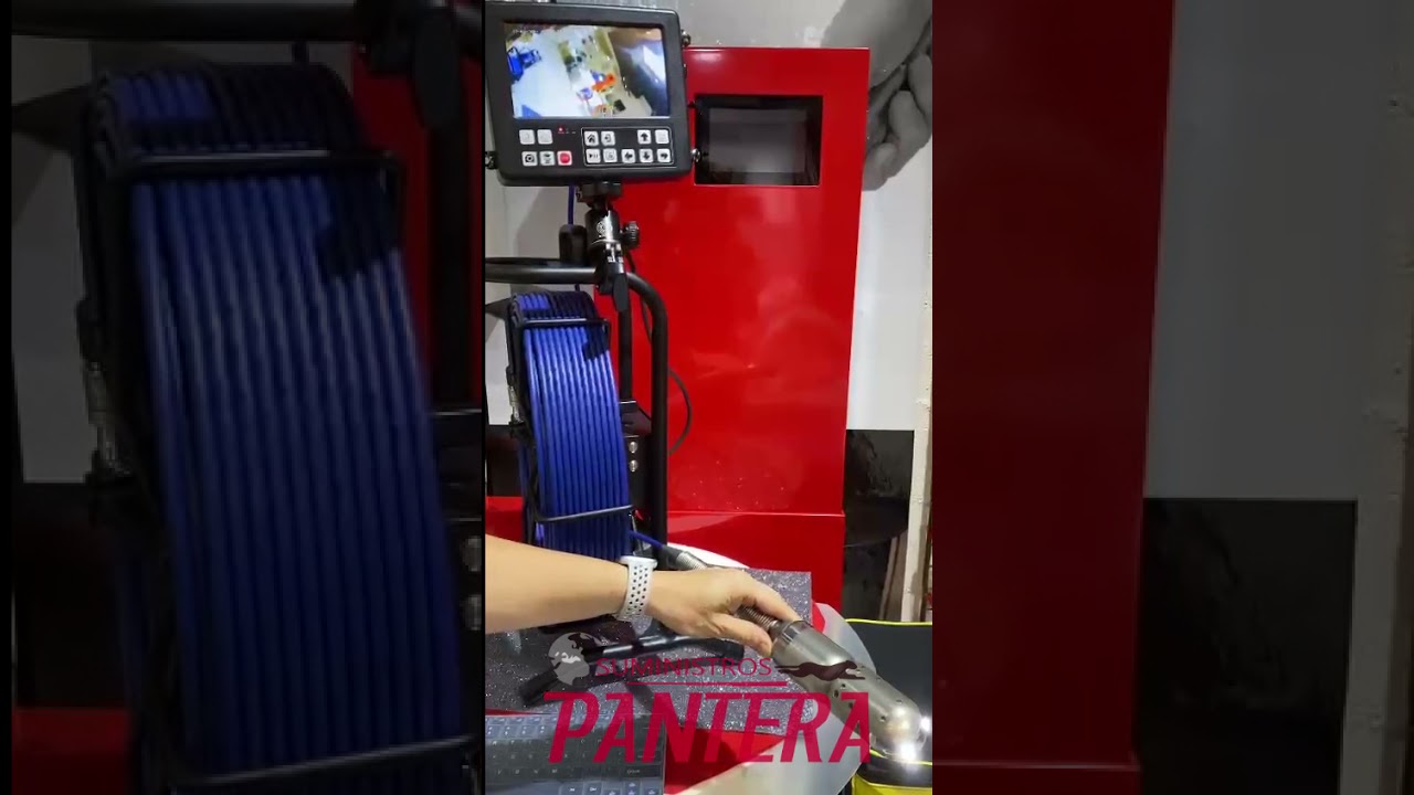 Cámara de Inspección de Tuberías F500 Compact con cabezal giratorio