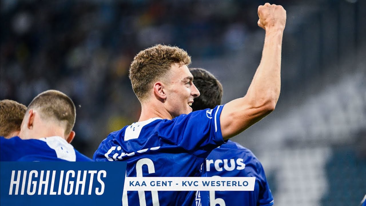 🎬 KAA Gent - KVC Westerlo: 4-1 (MD4 JPL)