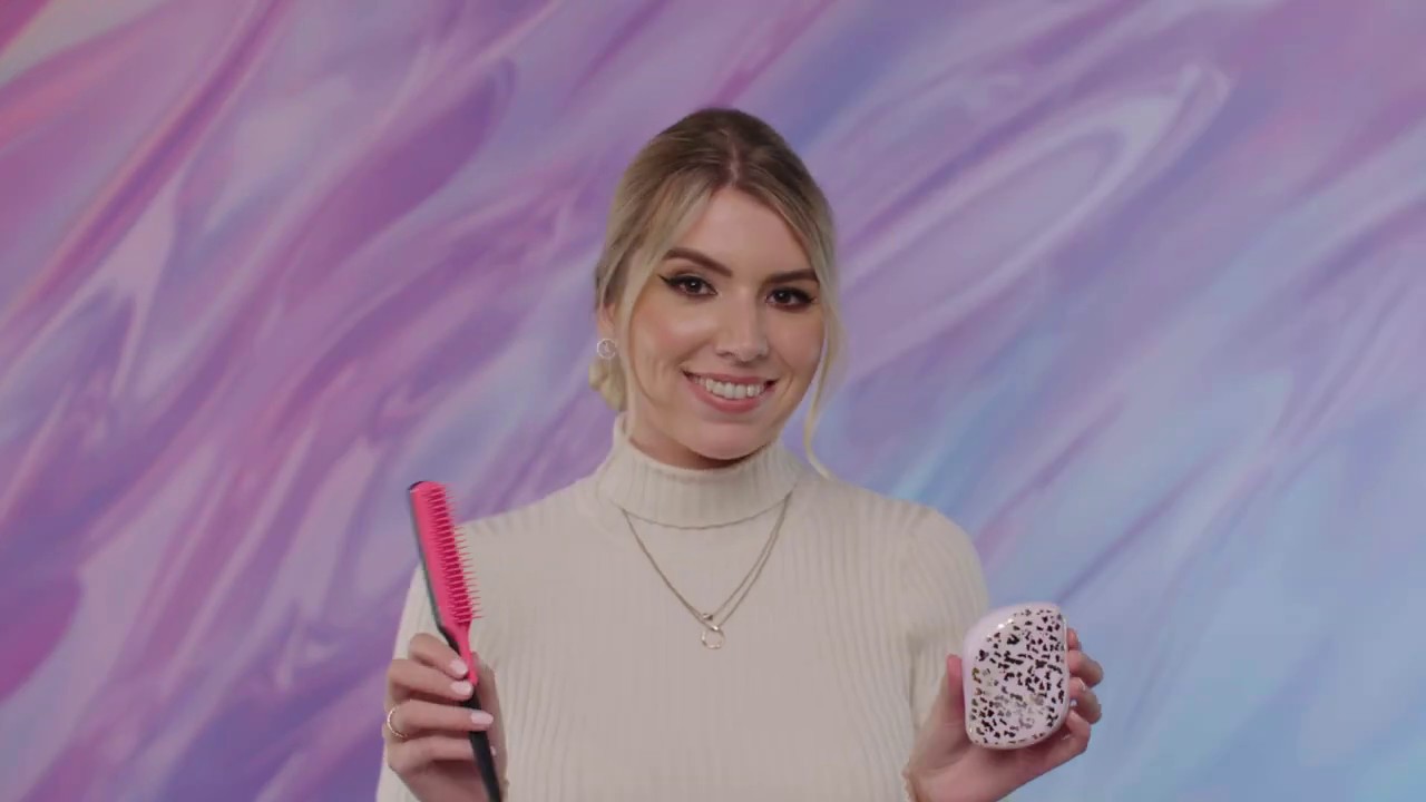 Tangle Teezer : Easy Low Bun Hairstyle tutorial with Lydia