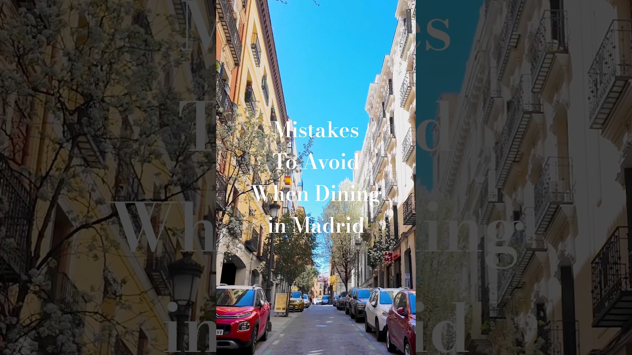 Ошибка №1: Попадание в туристические ловушки во время ужина в Мадриде 🍽🇪🇸 #мадрид #путешествия #е...