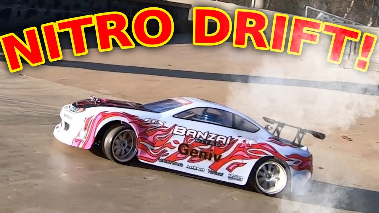 Nitro RC Drifting (отказ двигателя при 40 000 об/мин)
