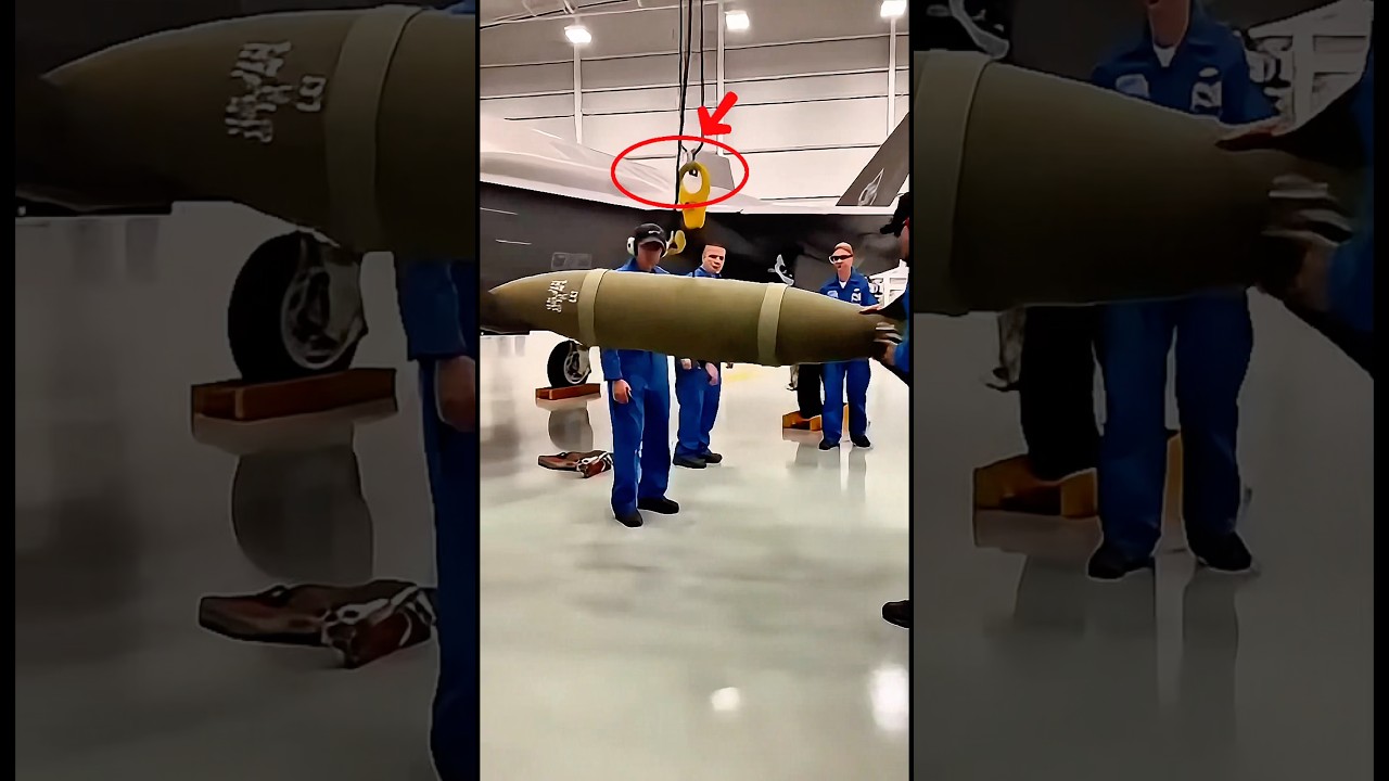 Tense Moment Inside an F-35 Maintenance Hangar