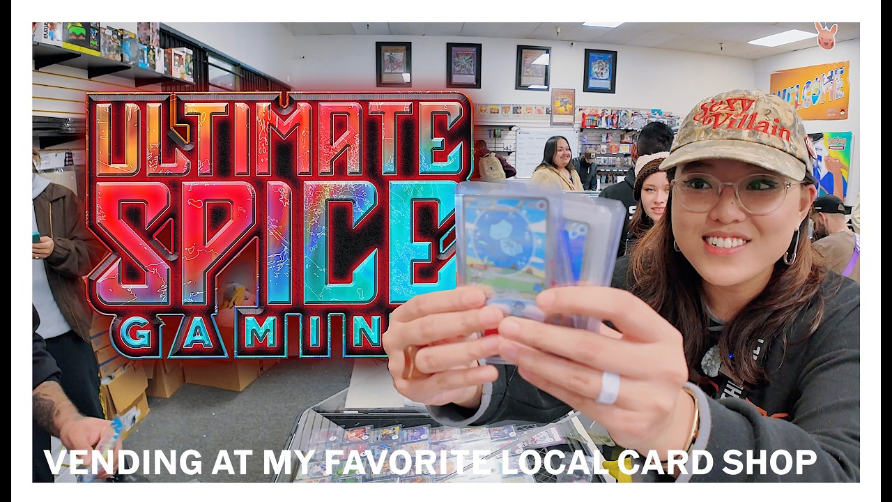 vending at my favorite local card shop! | ultimate spice gaming