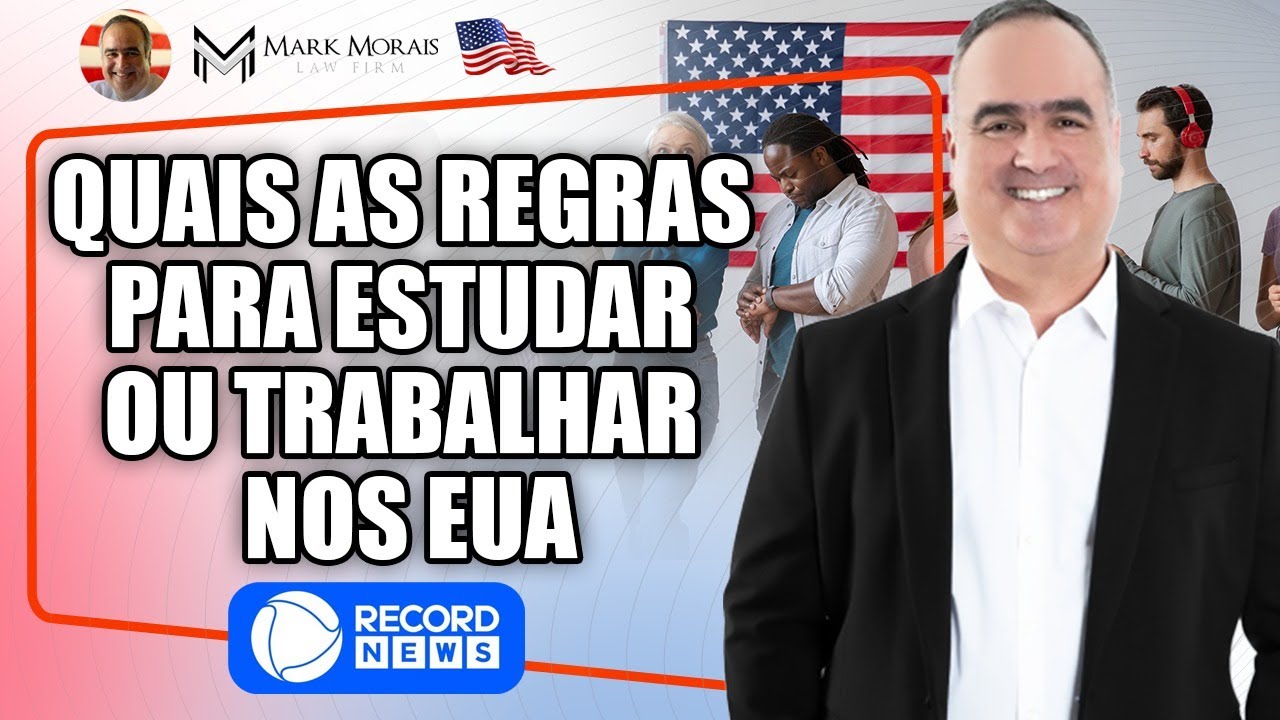 COMO IMIGRAR LEGALMENTE PARA OS EUA? ADVOGADO DE IMIGRA&Ccedil;&Atilde;O EXPLICA AO VIVO NA RECORD NEWS