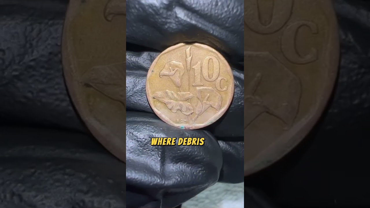 Rare 1993 SouthAfrican 10 cent coin with mint error. Kindly subscribe and thanks for watching. 