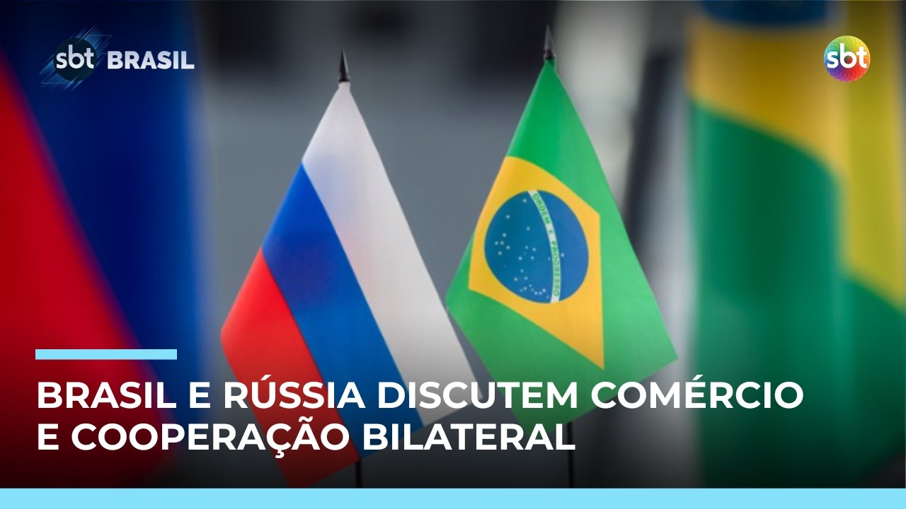 Lula se reúne com primeiro-ministro da Rússia em Brasília | #SBTBrasil