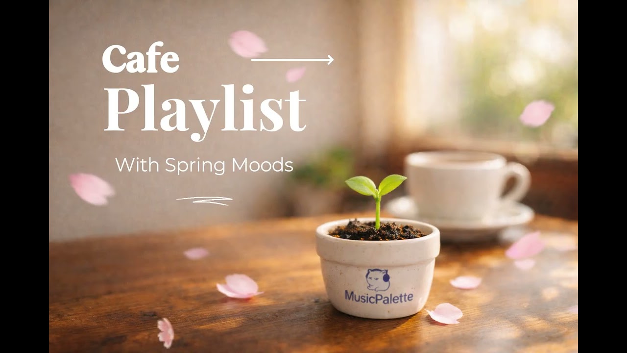 [Playlist] Spring Chill Pop Café | Sunny Music for Study & Work ☕