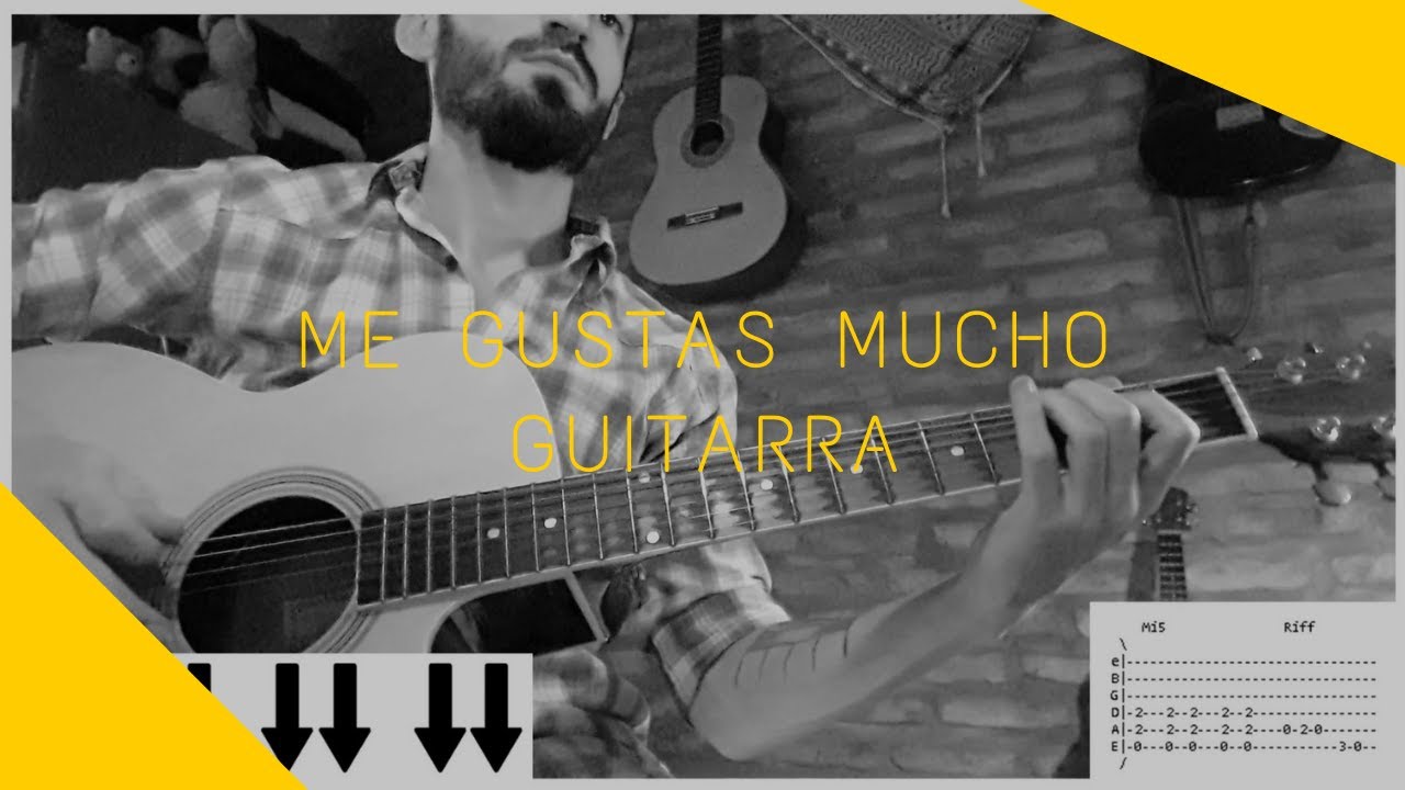 GUITARRA | Me Gustas Mucho - Viejas Locas (Guitarra cover/tutorial) Martin Lopez